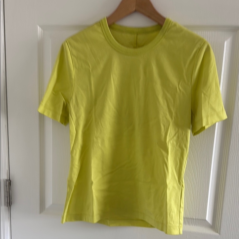 Dion Lee Yellow Short Sleeve Tee